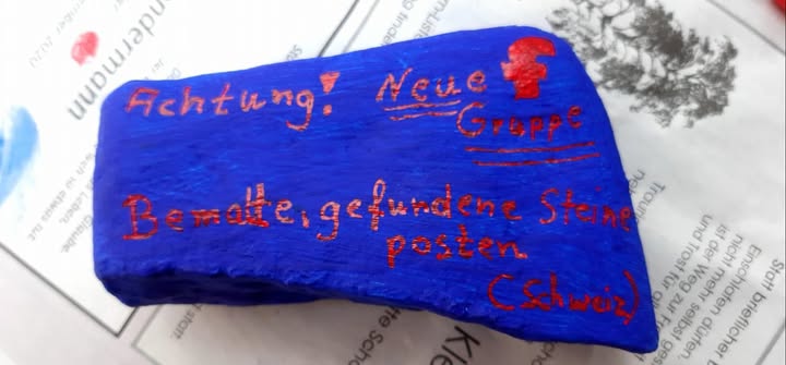 Bemalte/Gefundene Steine Posten (Schweiz)