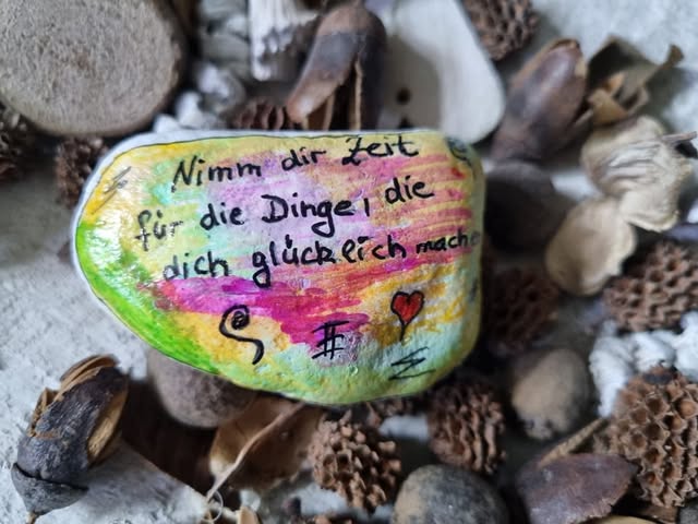 Glückssteine mit dem ♥