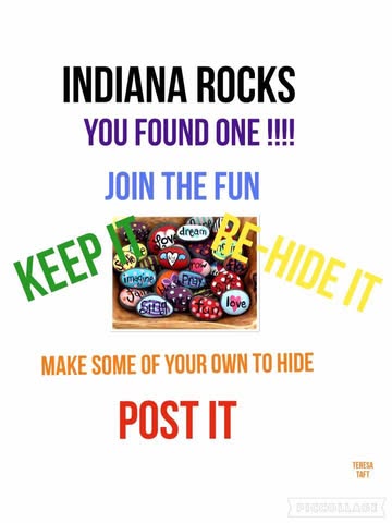Indiana Rocks "Happy Rocks "