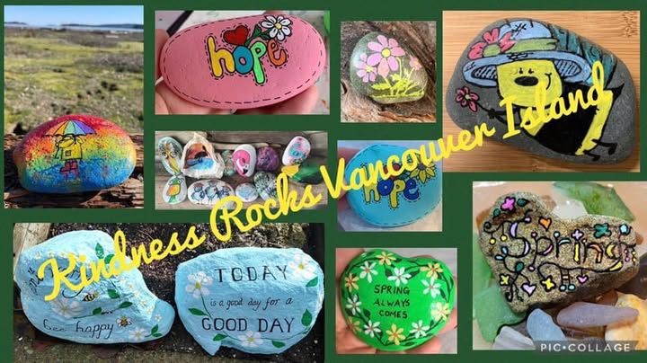 Kindness Rocks Vancouver Island