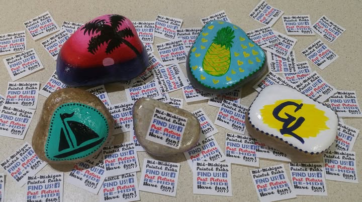 Mid-Michigan Painted Rocks