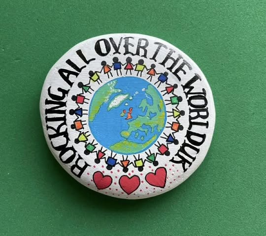 Rocking all over the world UK ( Hiding Rocks. Just For Fun )