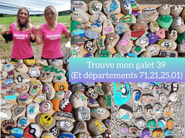 Trouve mon galet 39 (et départements 71-21-25-01)