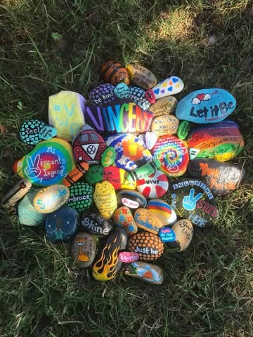 Vincent's Legacy, Kindness Rocks, #VWPLegacy